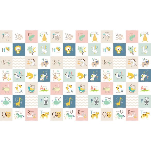 Foxter habtapi játszószőnyeg (180x200) - Happy Family