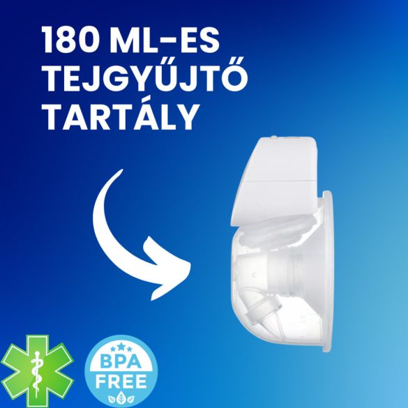 Foxter Lily kéz nélküli, hordozható elektromos mellszívó