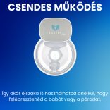 Foxter Lily kéz nélküli, hordozható elektromos mellszívó