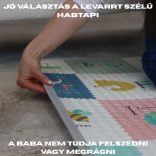 Foxter habtapi játszószőnyeg (180x200) - Kék elefánt