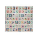 Foxter habtapi játszószőnyeg (180x200) - Kék elefánt