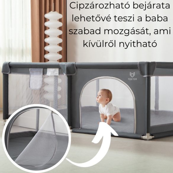 Foxter Uncle L utazójáróka (150x187 cm) - Szürke