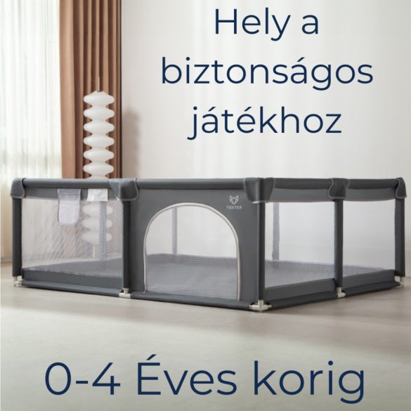 Foxter Uncle XL utazójáróka (187x207 cm) - Szürke