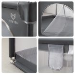 Foxter Uncle XL utazójáróka (187x207 cm) - Szürke