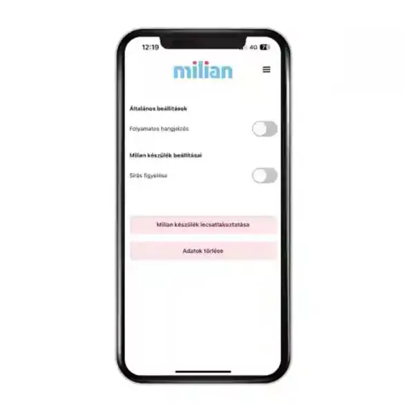 Milian légzésfigyelõ PRO Bluetooth Plus 3db érzékelõlappal