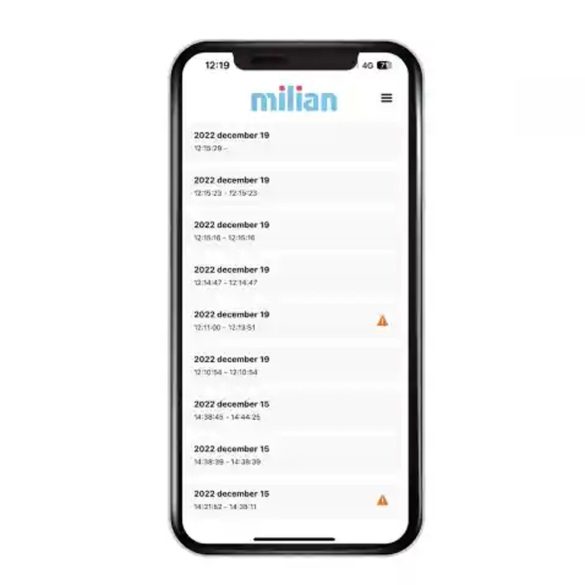 Milian légzésfigyelõ Lite Bluetooth 2db érzékelõlappal