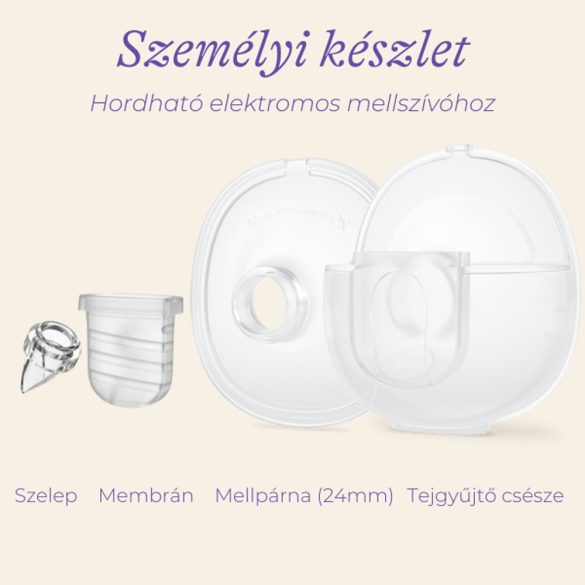 Lansinoh személyi készlet hordható elektromos mellszívóhoz