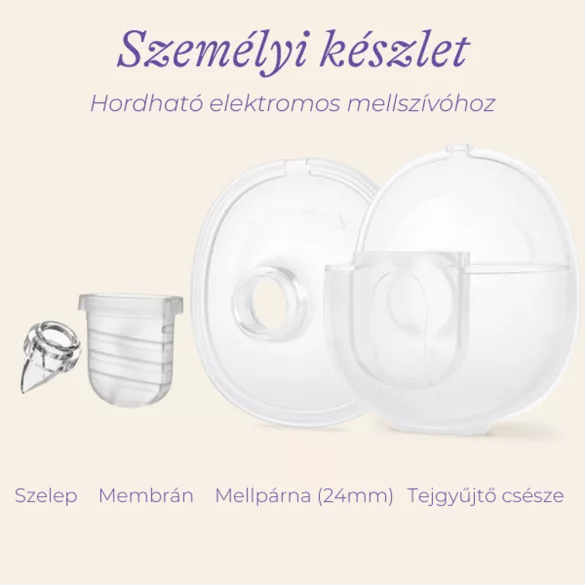 Lansinoh személyi készlet hordható elektromos mellszívóhoz