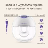 Lansinoh hordható mellszívó 4 fázisú egyes Soothies regeneráló mellpárnával szettben