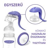 Lansinoh 2 fázisú kézi mellszívó Soothies regeneráló mellpárnával szettben