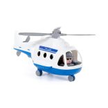 POLESIE műanyag ALPHA rendőrhelikopter FEHÉR