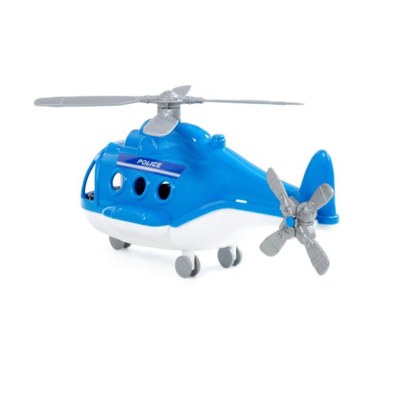 POLESIE műanyag ALPHA rendőrhelikopter KÉK