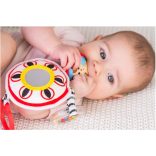 Bali Bazoo Kontrasztos felakasztható plüss játék rágókával és csörgővel - Boci