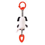 Bali Bazoo Kontrasztos felakasztható plüss játék rágókával - Kutyus