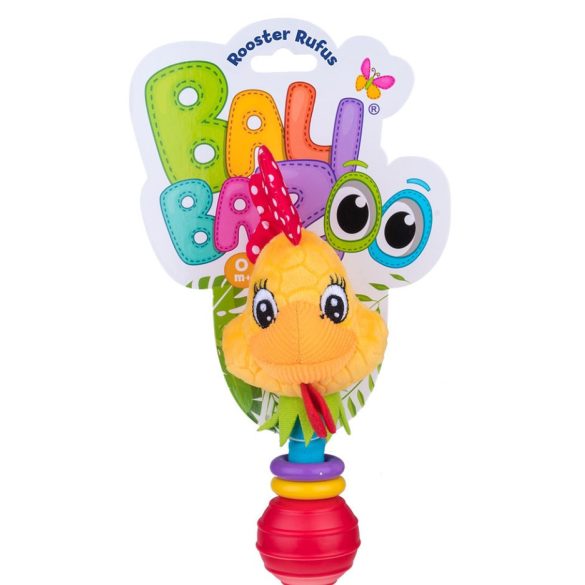 Bali Bazoo Plüss rágóka, csörgő - Kakas