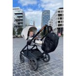 MiniMeis pelenkázó hátizsák és babarögzítõ hám étkezõszékhez Hero G5 Black