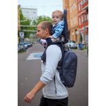 MiniMeis pelenkázó hátizsák és babarögzítõ hám étkezõszékhez Hero G5 Dusk Blue