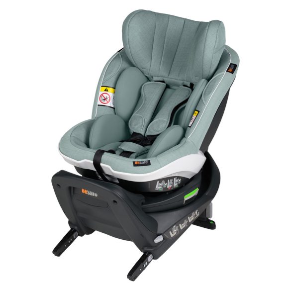 BeSafe gyerekülés iZi Turn i-Size ISOfix 61-105 cm Sea Green Mélange