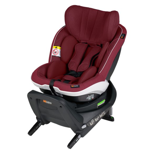 BeSafe gyerekülés iZi Twist I-Size ISOfix 61-105 cm Burgundy Mélange