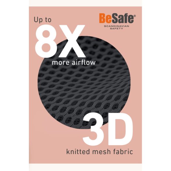 BeSafe gyerekülés iZi Turn i-Size ISOfix 61-105 cm Anthracite Mesh