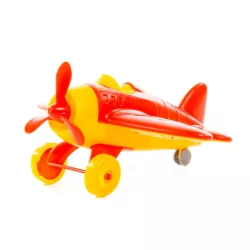 POLESIE műanyag OMEGA repülőgép PIROS