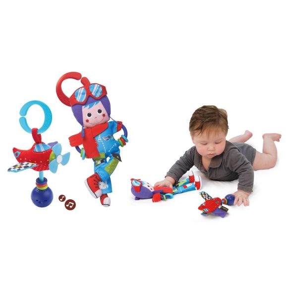 Yookidoo csörgő játék - Pilóta repülővel  0h+