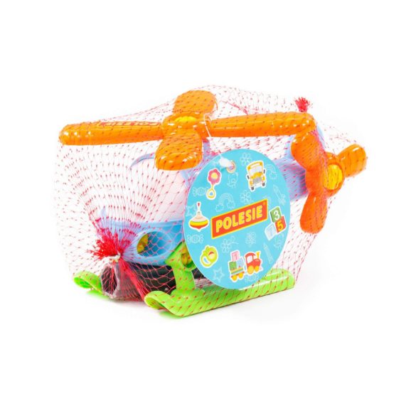 POLESIE műanyag szerelhető HELIKOPTER KICSI 17cm KÉK