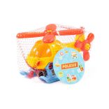POLESIE műanyag szerelhető HELIKOPTER KICSI 17cm SÁRGA