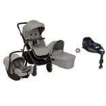 Graco Near2Me DLX 3in1 babakocsi Ash + SnugTurn ISOFIX talp