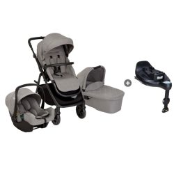 Graco Near2Me DLX 3in1 babakocsi Ash + SnugTurn ISOFIX talp