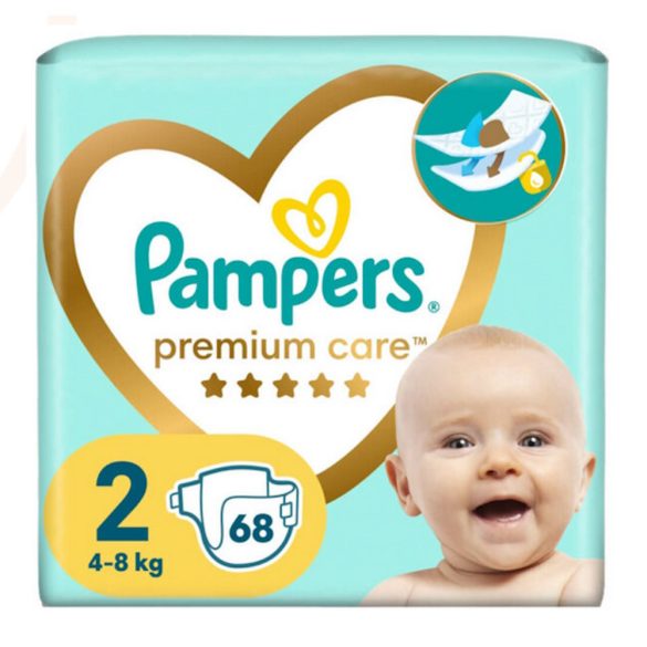 Pampers Premium Care 2 pelenka 4-8kg 68db