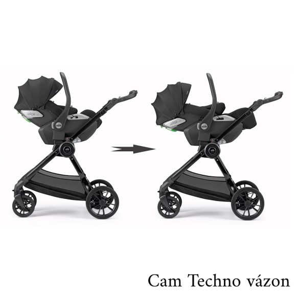 CAM hordozó Relax I-Size 40-87cm Modus és Techno Babila babakocsikra 179 fekete