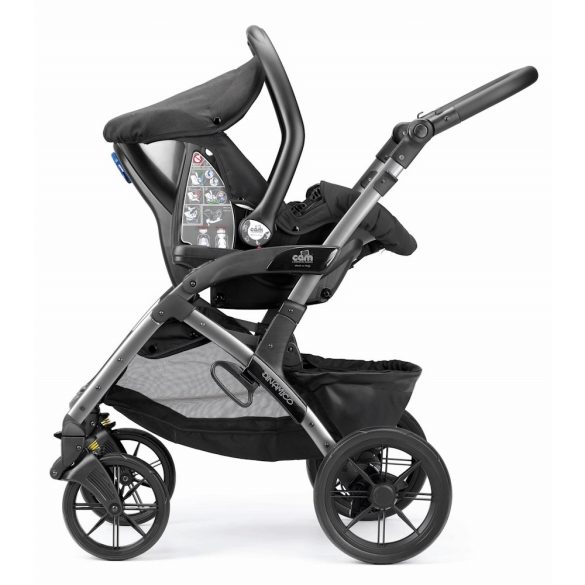 CAM hordozó Area Zero Plusz I-Size 40-75cm Dinamico és Fluido babakocsikra 761 fekete