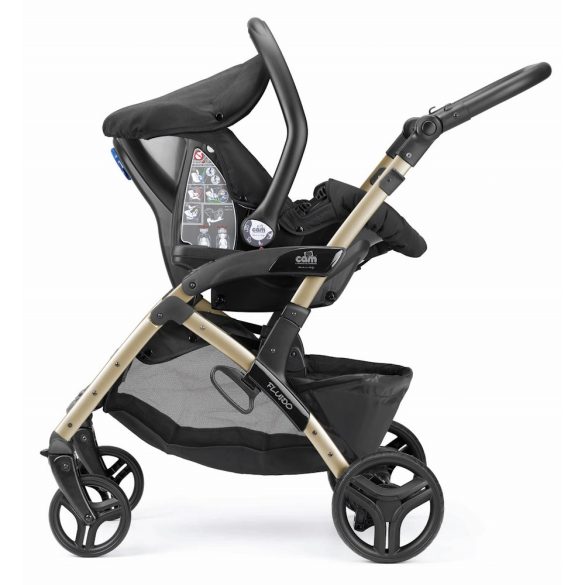 CAM hordozó Area Zero Plusz I-Size 40-75cm Dinamico és Fluido babakocsikra 761 fekete