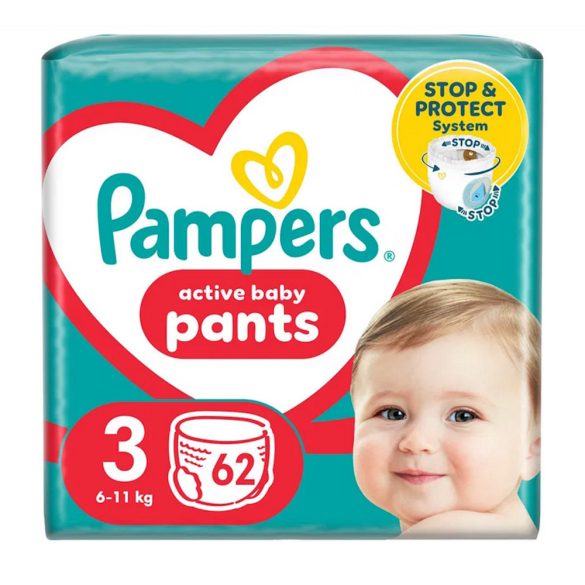 Pampers Pants 3 Jumbo Pack bugyipelenka 6-11kg 62db