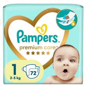 Pampers Premium Care 1 pelenka 2-5kg 72db
