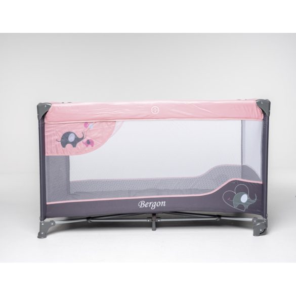Bergon kétszintes utazóágy-Rózsaszín