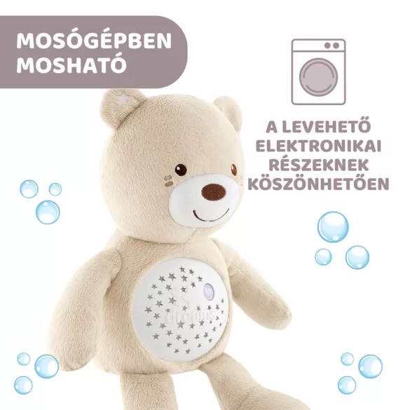 Chicco Baby Bear plüss maci projektorvetítö és éjszakai lámpa unisex