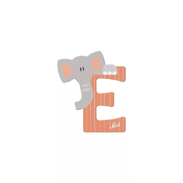 Sevi fa betű állatos E - Elephant