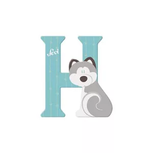 Sevi fa betű állatos H - Husky