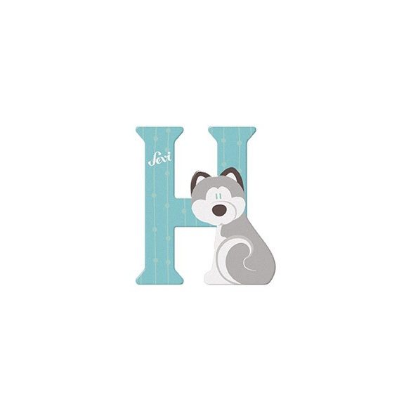 Sevi fa betű állatos H - Husky
