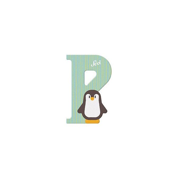 Sevi fa betű állatos P - Penguin