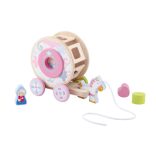 Sevi Infant Toys fa játék - Húzza végig az elvarázsolt kocsit