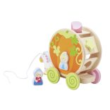 Sevi Infant Toys fa játék - Húzza végig az elvarázsolt kocsit