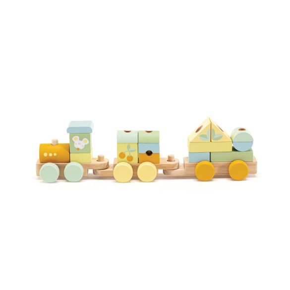 Sevi Infant Toys fa játék - Első vonatom (18 db)