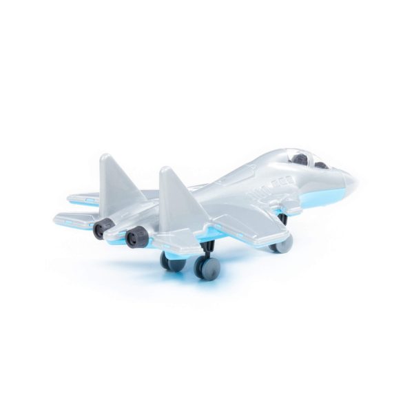 POLESIE műanyag vadászgép kihajtató kerekekkel SZÜRKE/KÉK