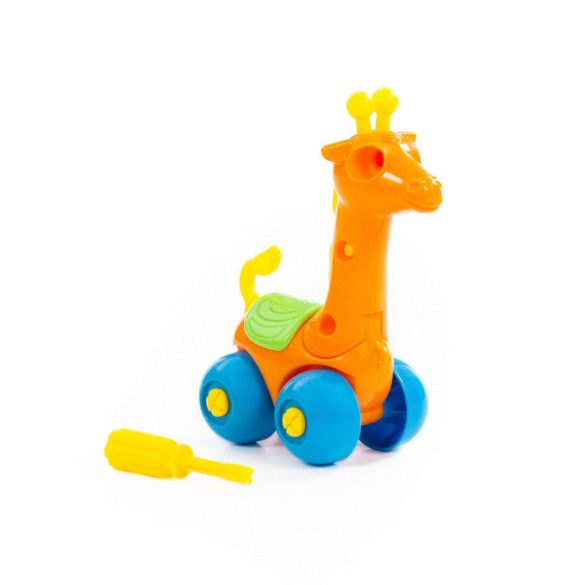 POLESIE műanyag szerelhető ZSIRÁF csavarhúzóval