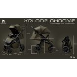 Future Design Xplode Chrome sport babakocsi-Dusty Khaki