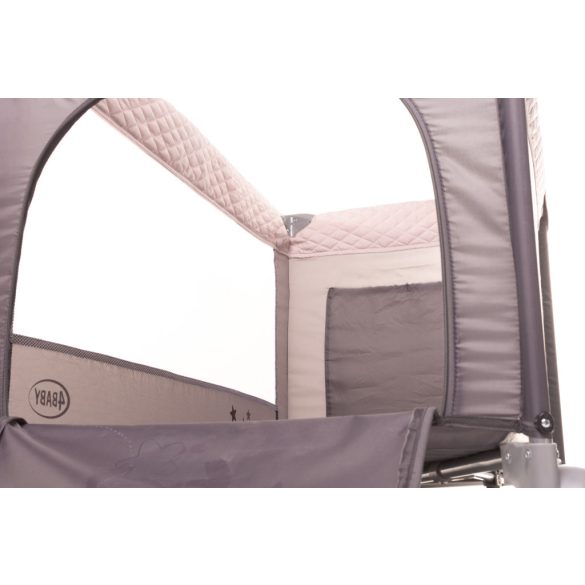 4BABY Royal utazóágy egyszintes - Rózsaszín