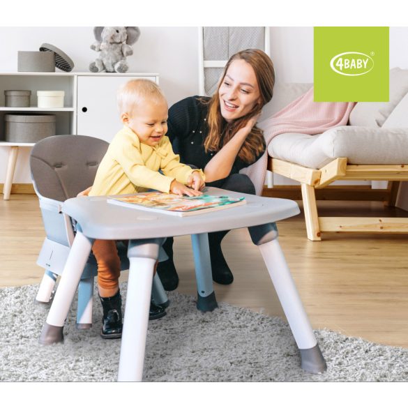 4BABY Master 6in1 etetőszék - Grey